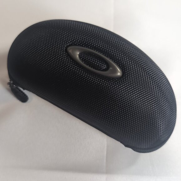 Oakley Soft Vault Flak Jacket 2.0 Hardside Clamshell Black Zip Glasses Sun Case - Picture 3 of 10